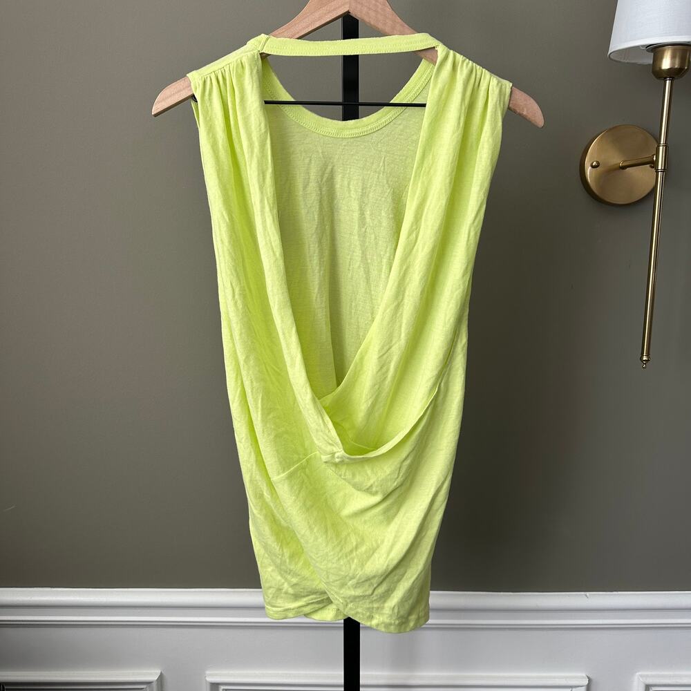 Free People No Sweat Tank In Neon Green New Without Tag Size Small - Picture 3 of 7